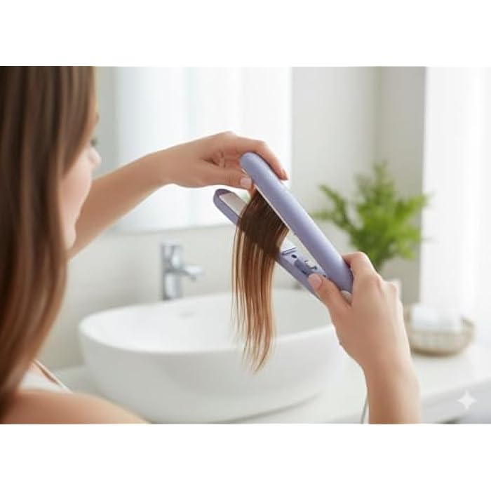 Mini Hair Iron, Multi Color, For Fine and Curly Hair - Image 4